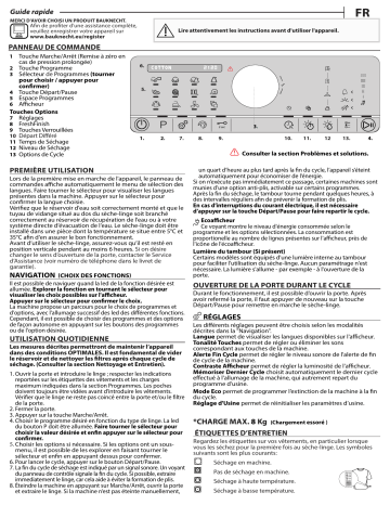 Bauknecht T U 83WS EU Séchoir Manuel du propriétaire | Fixfr