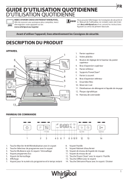 Whirlpool WFC 3C42 P Lave-vaisselle Manuel du propriétaire