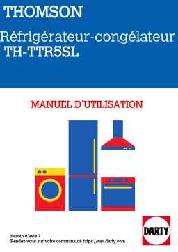 Thomson TH-TTR 5 SL Réfrigérateur 1 porte Manuel du propriétaire