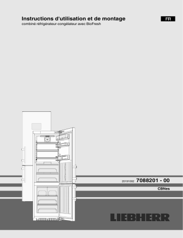 Liebherr CBNes 4898 Réfrigérateur Manuel du propriétaire | Fixfr