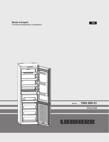 Liebherr CPel 4313 Réfrigérateur Manuel du propriétaire | Fixfr