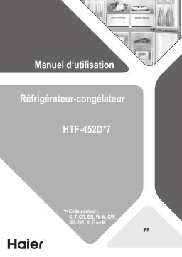 Haier HTF-540DP7 Frigo américain/French Doors Manuel du propriétaire