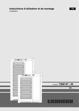 Liebherr GN 4635 BluPerformance Congélateur armoire Manuel du propriétaire