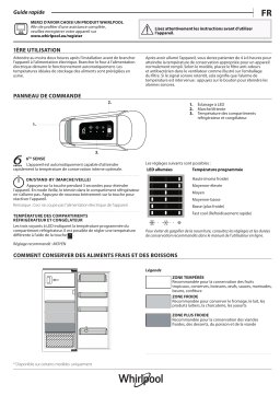 Whirlpool ARG 10472 SF2 Refrigerateur encastrable 1 porte Manuel du propriétaire