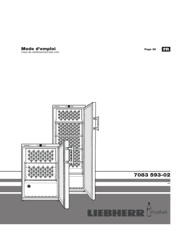 Liebherr WKB 4212 Frigo à vin Manuel du propriétaire | Fixfr