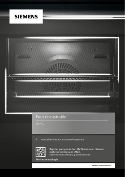 Siemens HB574AER0 Four encastrable Manuel du propriétaire