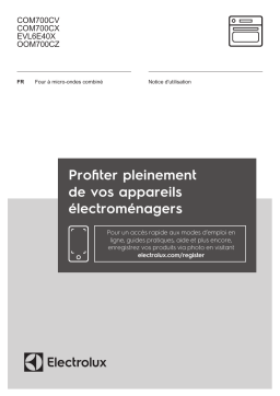 Electrolux EVL6E40X Four à micro-ondes encastrable Manuel du propriétaire