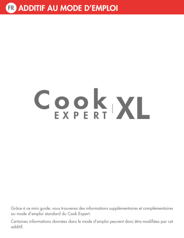 Magimix COOK EXPERT XL PLATINUM 18909B Robot cuiseur Manuel du propriétaire | Fixfr