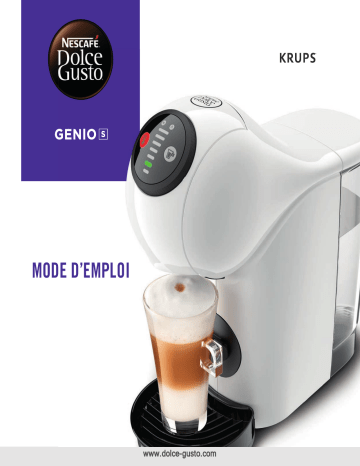 Krups GENIO S KP240110 - YY4509FD Machine à dosettes - Nespresso - Senseo - Dolce Gusto Manuel du propriétaire | Fixfr