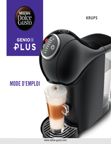 Krups GENIO S PLUS KP340810 - YY4504FD Machine à dosettes - Nespresso - Senseo - Dolce Gusto Manuel du propriétaire | Fixfr