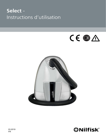 Nilfisk SELECT PET CARE 128390027 Aspirateur traîneau Manuel du propriétaire | Fixfr