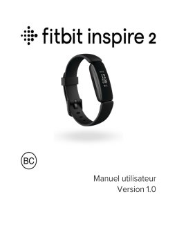 Fitbit INSPIRE 2 PINK Montre connectée, activity tracker ou montre de sport Manuel du propriétaire