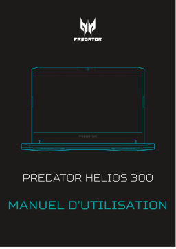 Acer PREDATOR HELIOS 300 PH317-54-795K laptop, tablette PC ou hybride / convertible Manuel du propriétaire