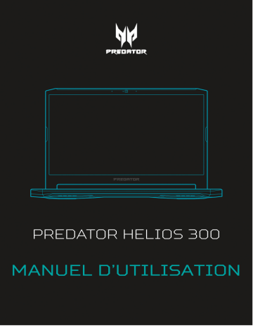Acer PREDATOR HELIOS 300 PH317-54-795K laptop, tablette PC ou hybride / convertible Manuel du propriétaire | Fixfr
