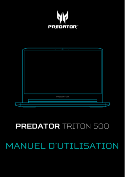 Acer PREDATOR PT515-52-74A1 laptop, tablette PC ou hybride / convertible Manuel du propriétaire