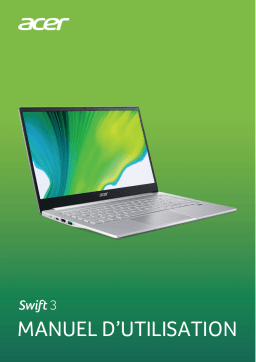 Acer SWIFT 3 SF314-42-R4VX laptop, tablette PC ou hybride / convertible Manuel du propriétaire