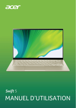 Acer SWIFT 5 SF514-55T-583V laptop, tablette PC ou hybride / convertible Manuel du propriétaire