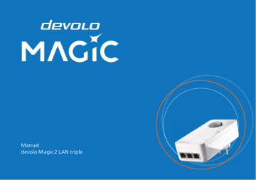 8506 MAGIC 2 LAN TRIPLE | Devolo MAGIC 2 LAN SET 1XTRIPLE Powerline Manuel du propriétaire | Fixfr