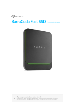 Seagate FAST SSD 500GB Disque dur ou SSD externe Manuel du propriétaire