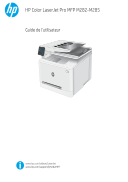 HP LASERJET PRO MFP M283FDN Imprimante Manuel du propriétaire