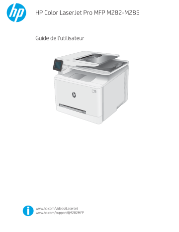 HP LASERJET PRO MFP M283FDN Imprimante Manuel du propriétaire | Fixfr