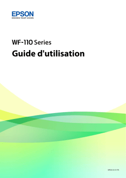 Epson WORKFORCE 110 Imprimante jet d'encre Manuel du propriétaire