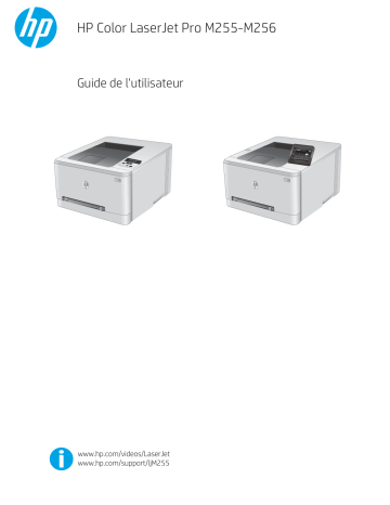 HP LASERJET PRO M255DW Imprimante laser Manuel du propriétaire | Fixfr
