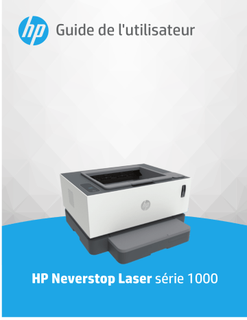 HP NEVERSTOP LASER 1001 NW Imprimante laser Manuel du propriétaire | Fixfr