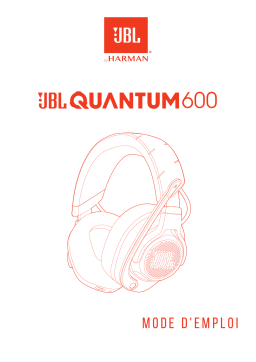 JBL QUANTUM 600 Casque PC / gaming Manuel du propriétaire