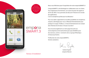 EMPORIA SMART 3 Smartphone Manuel du propriétaire | Fixfr