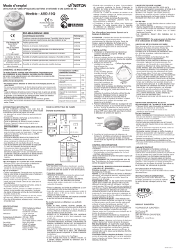 FITO ASD-10Q SMOKEDETECTOR 10Y Détecteur de fumée Manuel du propriétaire