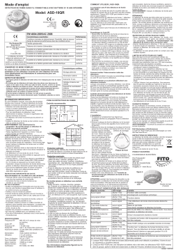 FITO ASD-10QR CONNECTED SMOKE DETECTOR Détecteur de fumée Manuel du propriétaire