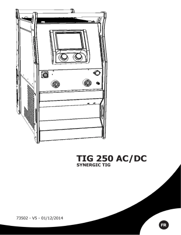 GYS TIG 250 AC/DC TRI Manuel du propriétaire | Fixfr
