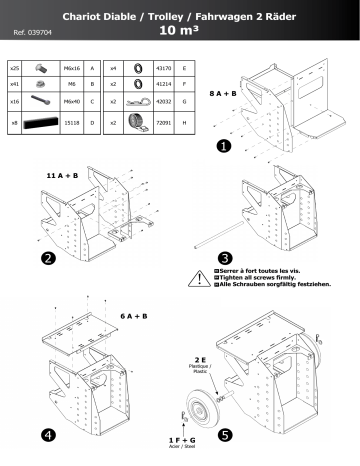 GYS TROLLEY 10m³ Manuel du propriétaire | Fixfr