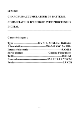 GYS MULTICHARGE STATION DHC 54 E Manuel du propriétaire