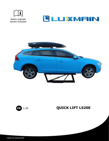 GYS QUICK LIFT L520E Manuel du propriétaire | Fixfr