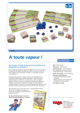 Haba 4315 a toute vapeur Manuel utilisateur