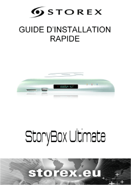 Storex StoryBox Ultimate DVB-T Recorder Guide de démarrage rapide