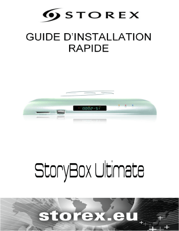 Manuel utilisateur | Storex StoryBox Ultimate DVB-T Recorder Guide de démarrage rapide | Fixfr