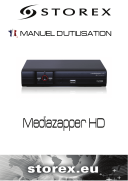 Storex MediaZapper HD DVB-T Recorder Manuel du propriétaire