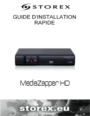 Manuel utilisateur | Storex MediaZapper HD DVB-T Recorder Guide de démarrage rapide | Fixfr
