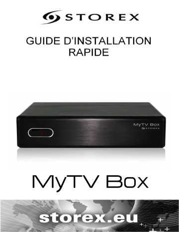 Manuel utilisateur | Storex MyTV Box Multimedia Gateway Guide de démarrage rapide | Fixfr