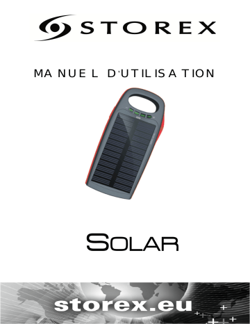 Storex Solar Power Pack Accessories Manuel du propriétaire | Fixfr