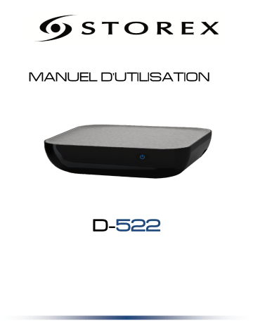 Storex D-522 Multimedia hard disk Manuel du propriétaire | Fixfr