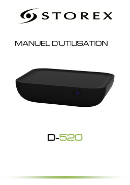 Storex D-520 Multimedia hard disk Manuel du propriétaire