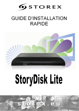 Storex StoryDisk Lite Multimedia hard disk Guide de démarrage rapide