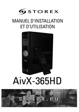 Storex AiVX-365HD Multimedia hard disk Manuel du propriétaire