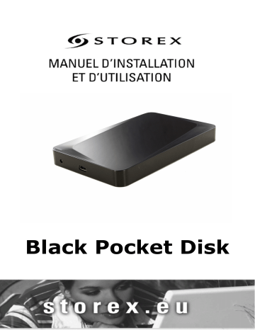 Storex Black Pocket Disk Manuel utilisateur | Fixfr