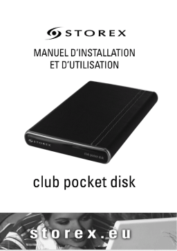 Storex Club Pocket Disk 3.0 Manuel utilisateur