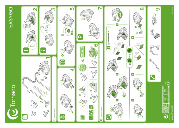 Tornado TOEG41OR Aspirateur avec sac Manuel utilisateur | Fixfr